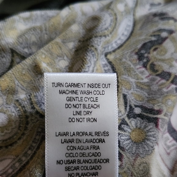 Signature by Robbie Bee Black and Olive Floral Dress - Picture 9 of 9